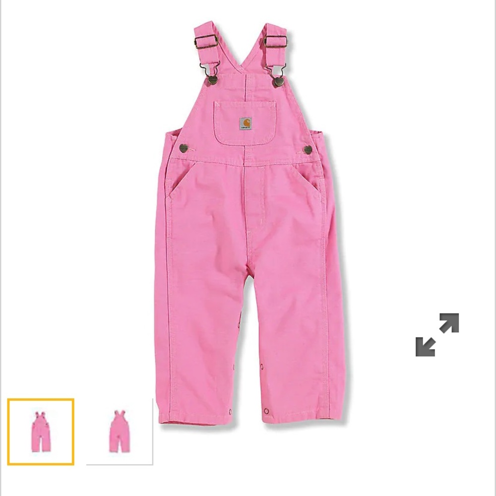 Carhartt pink overalls